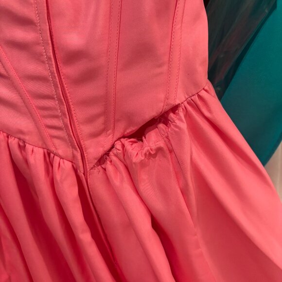 Pink Sherri Hill High-low Bubble Dress - Picture 6 of 6